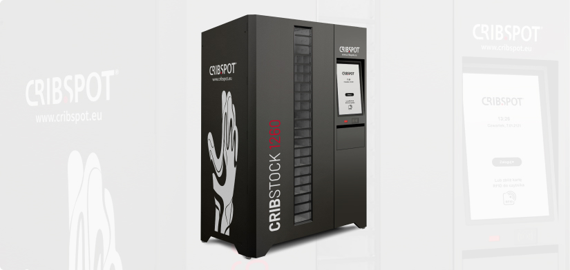 Automaty bębnowe Cribstock 1260 - automaty vendingowe Cribspot Automat bębnowy Cribstock 1260