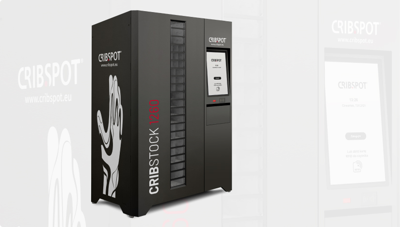 Automaty bębnowe Cribstock 1260 - automaty vendingowe Cribspot Automat bębnowy Cribstock 1260