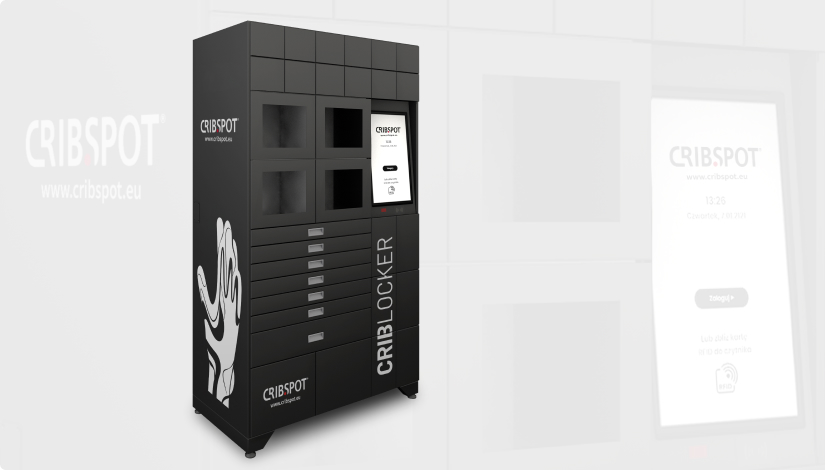 Automaty skrytkowe Criblocker - automaty vendingowe Cribspot Automat skrytkowy Criblocker