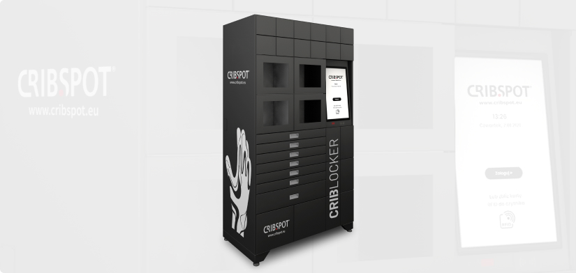Automaty skrytkowe Criblocker - automaty vendingowe Cribspot Automat skrytkowy Criblocker
