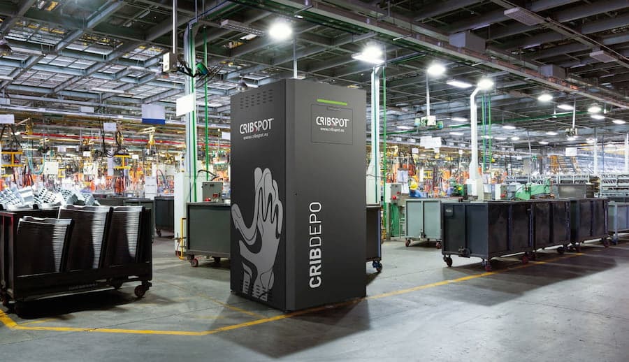 Automat vendingowy na magazynie Automat wydający BHP - magazyn