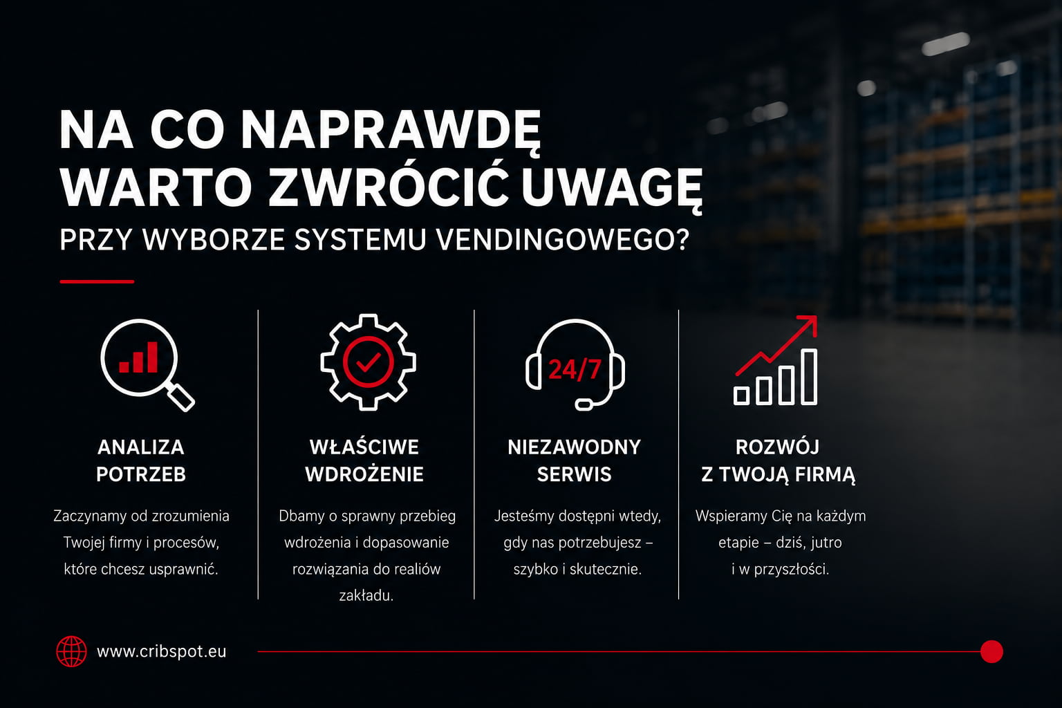 Automat vendingowy do wydawania narzędzi i środk&oacute;w ochrony indywidualnej w zakładzie