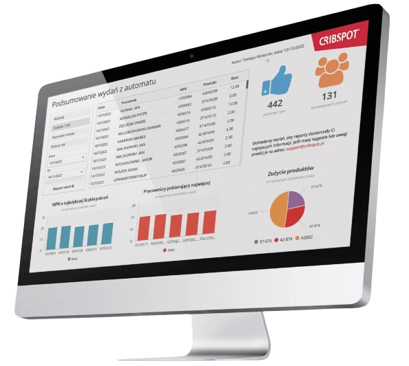 Cribspot - System kontroli dostępu i raportowania